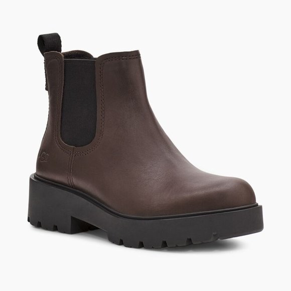 UGG Markstrum Leather Ankle Boots - Picture 2 of 13